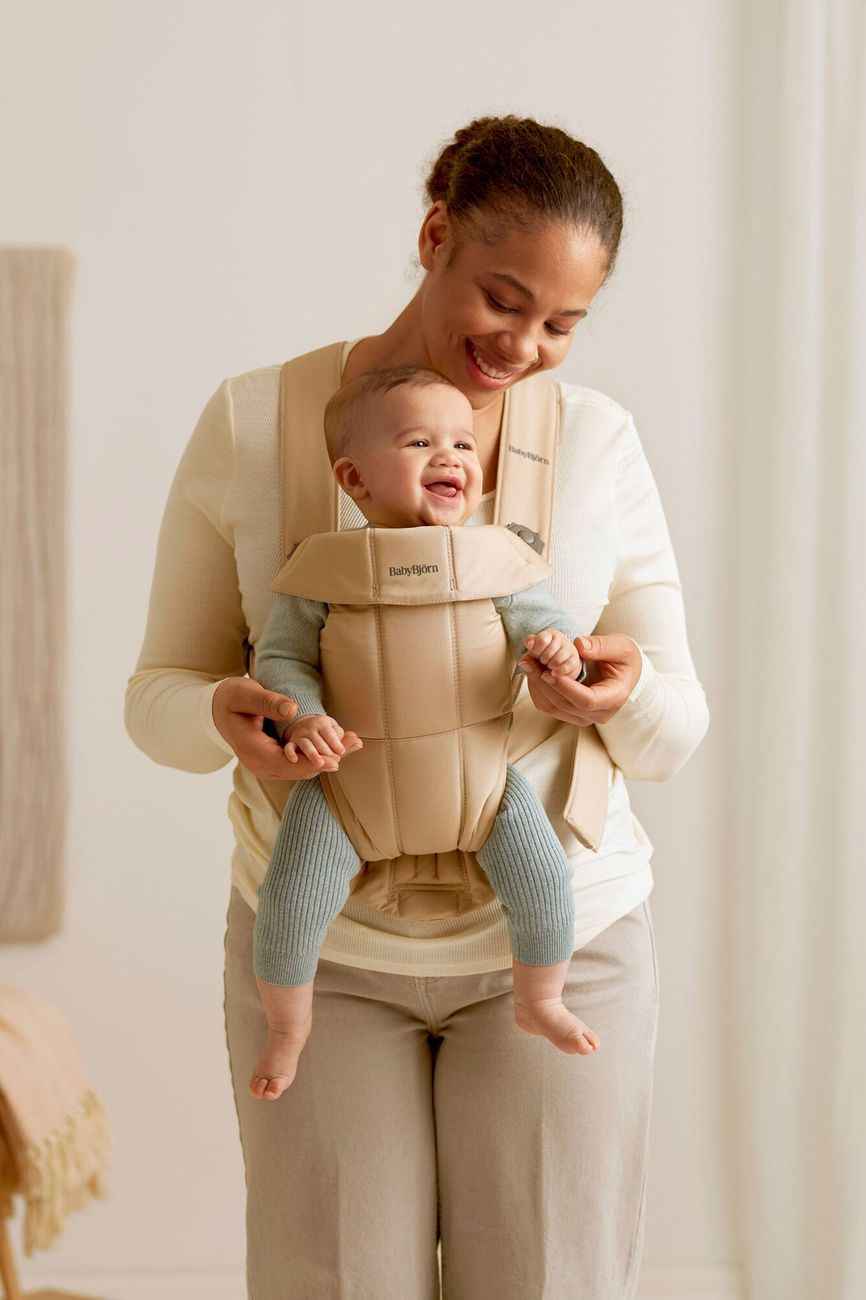 Porte-bébé Mini - Beige / Tissé (BabyBjörn) - Couverture