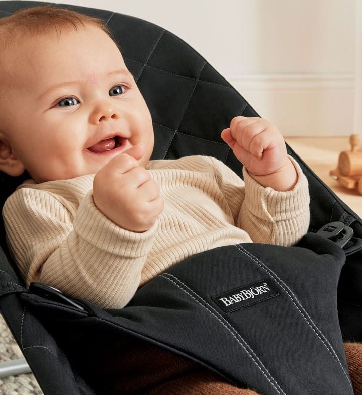 Transat Bliss - / Coton, matelassage Classique / Gris foncé (Babybjörn) - Couverture