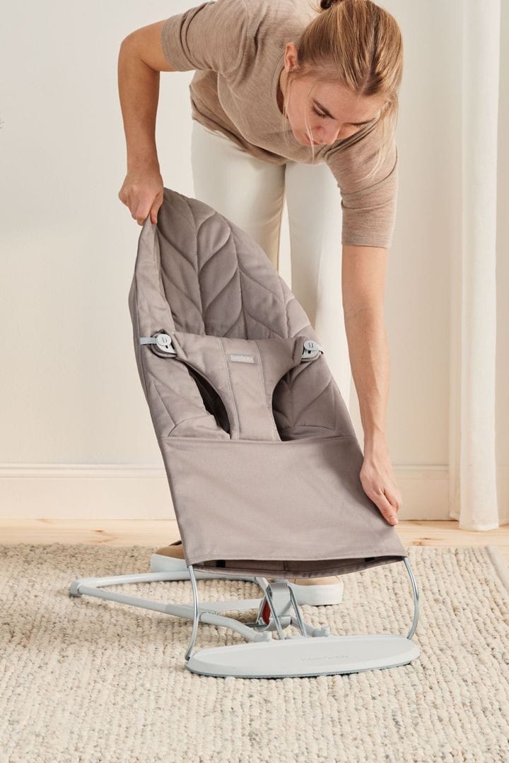 Housse pour Transat Bliss - Gris sable / Tissé, matelassage Pétale (BabyBjörn) - Couverture