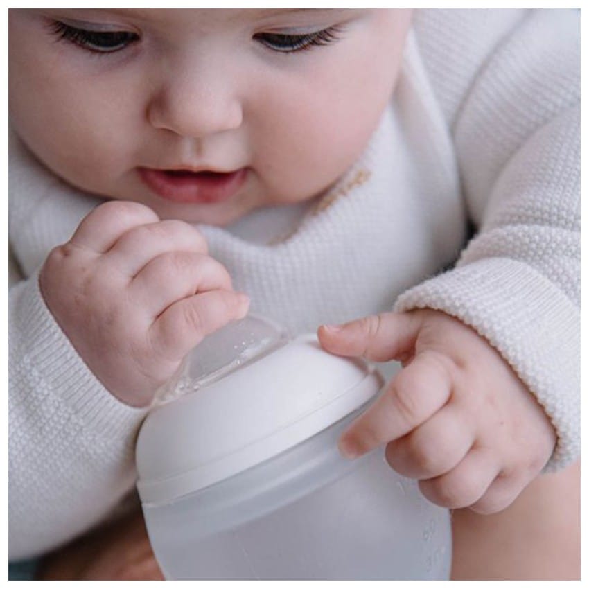 Élhée - Kit naissance Neutral 1x Biberon 240ml Sand 2x Biberons 150ml Sand 2x Tétines xs - Beige