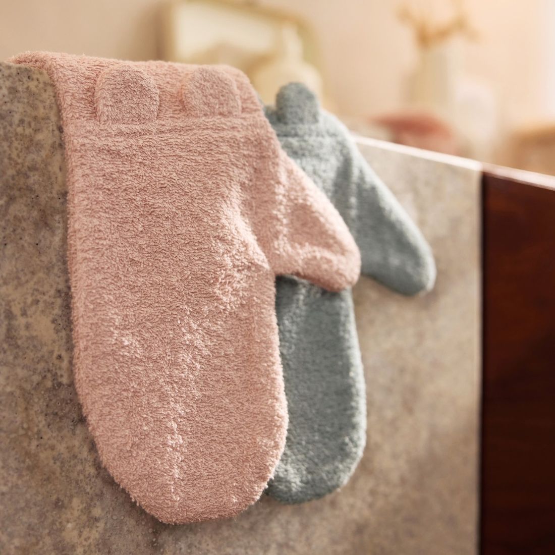 Gant de toilette en éponge Wild Rose (Jollein) - Couverture