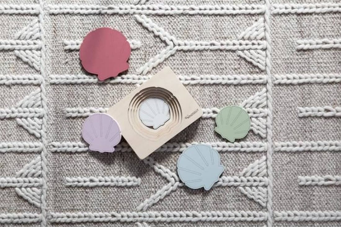 Jeu' de'eveil - Puzzle animaux Coquillage (Kindsgut) - Couverture