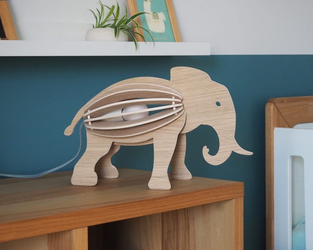Lampe à poser éléphant (Gone's) - Couverture