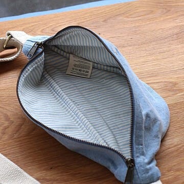 Sac Banane Olivia - Denim Bleu (Hindbag) - Couverture