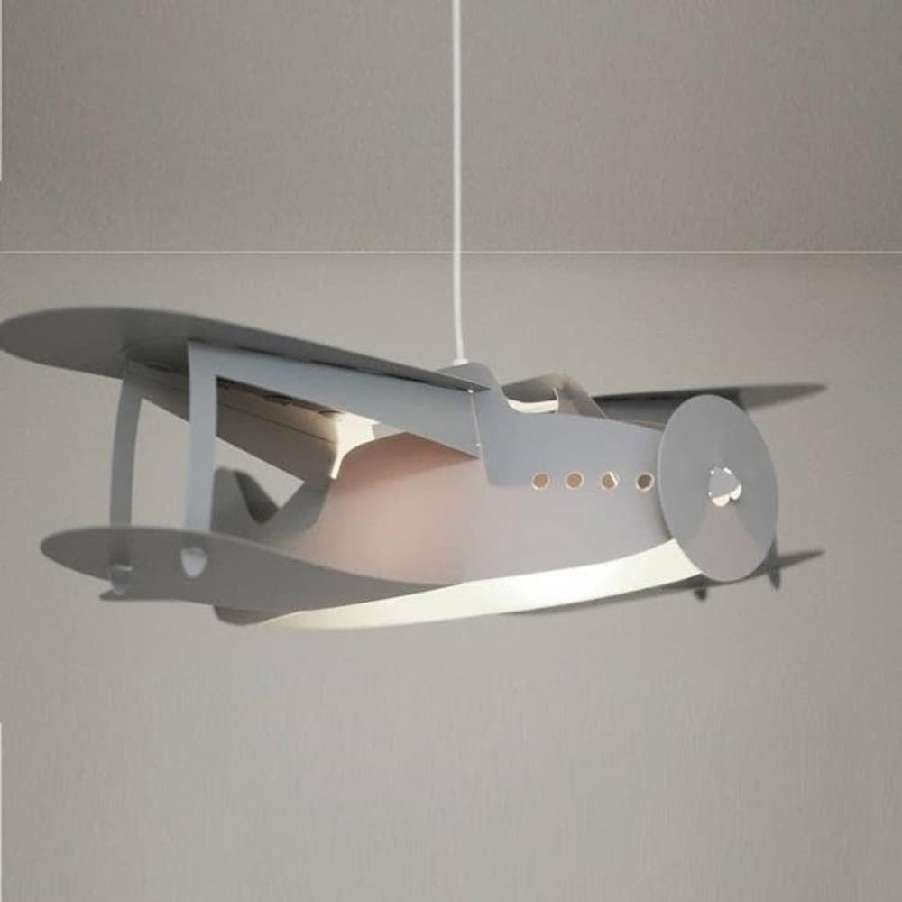 Suspension enfants Avion Gris 50cm (R&M Coudert) - Couverture