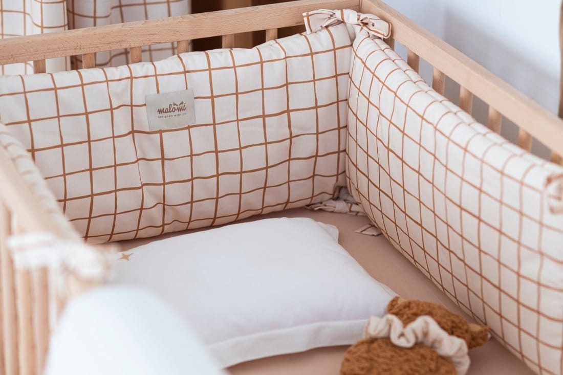 - Tour de Lit Vichy Caramel - (Mon Lit Cabane) - Couverture
