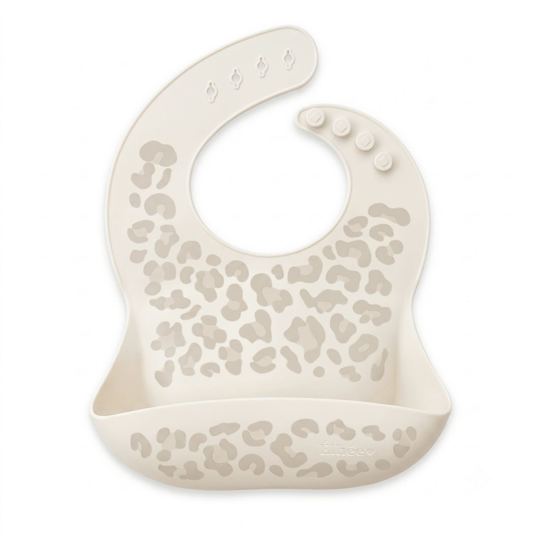 Bavoir silicone avec récupérateur Graouu Sand (Elhée) - Couverture