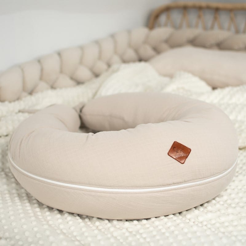 Coussin allaitement housse gaze coton (Sevira Kids) - Couverture