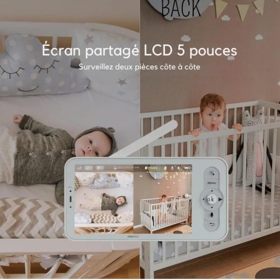Babyphone caméra connecté ou sans ondes Alnanny Premium (Nanny Care) - Couverture