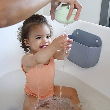 Lot de 4 Jouets de Bain Silicone - Menthe au Lait Multi Couleurs (Béaba) - Couverture