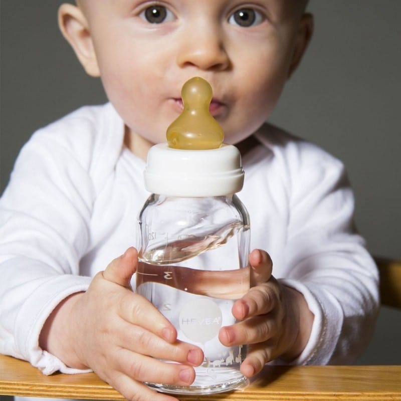 Lot de 2 biberons verre 3/24 mois - 120 (Hevea) - Couverture