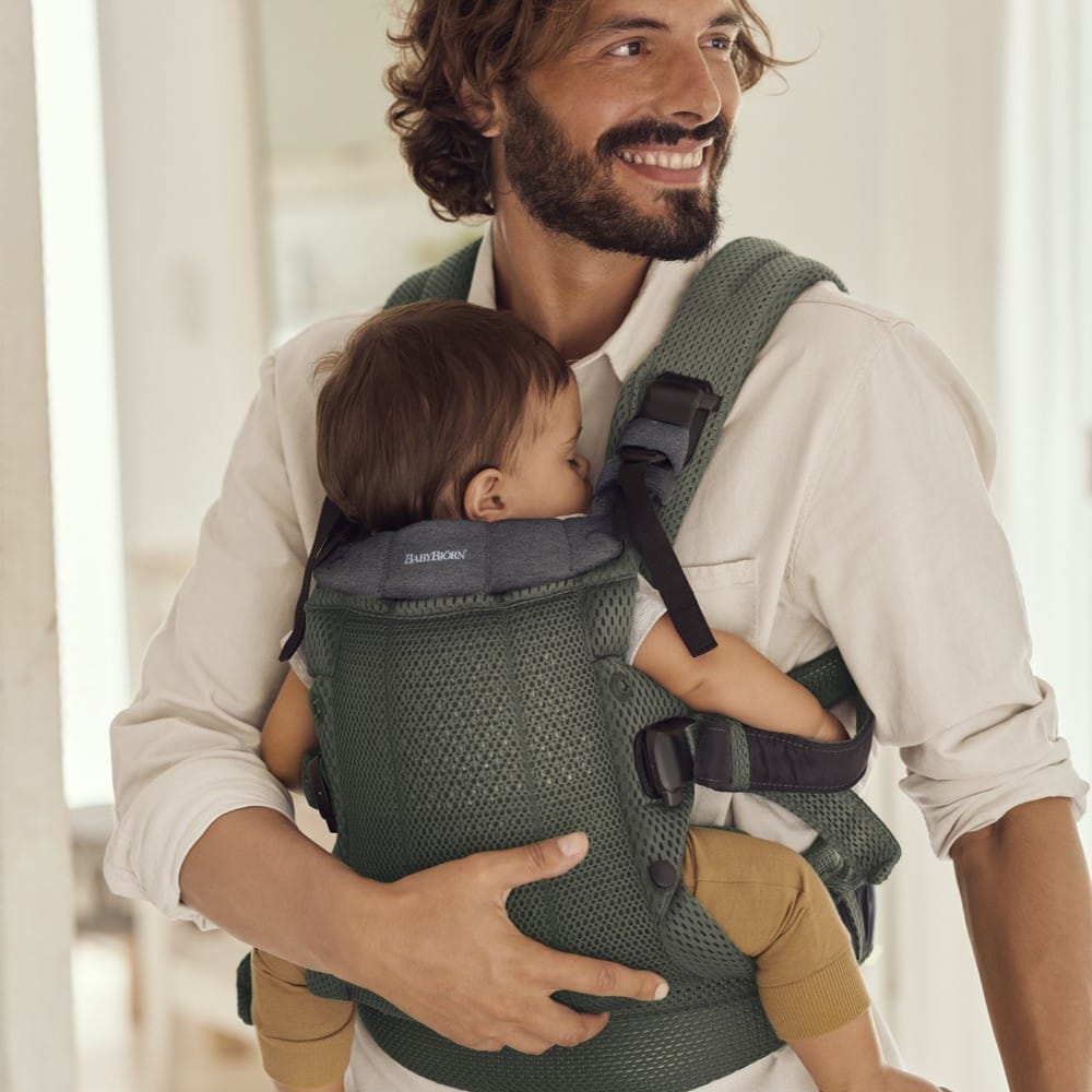 Porte-bébé Harmony 3D Mesh - Vert Foncé (BabyBjörn) - Couverture