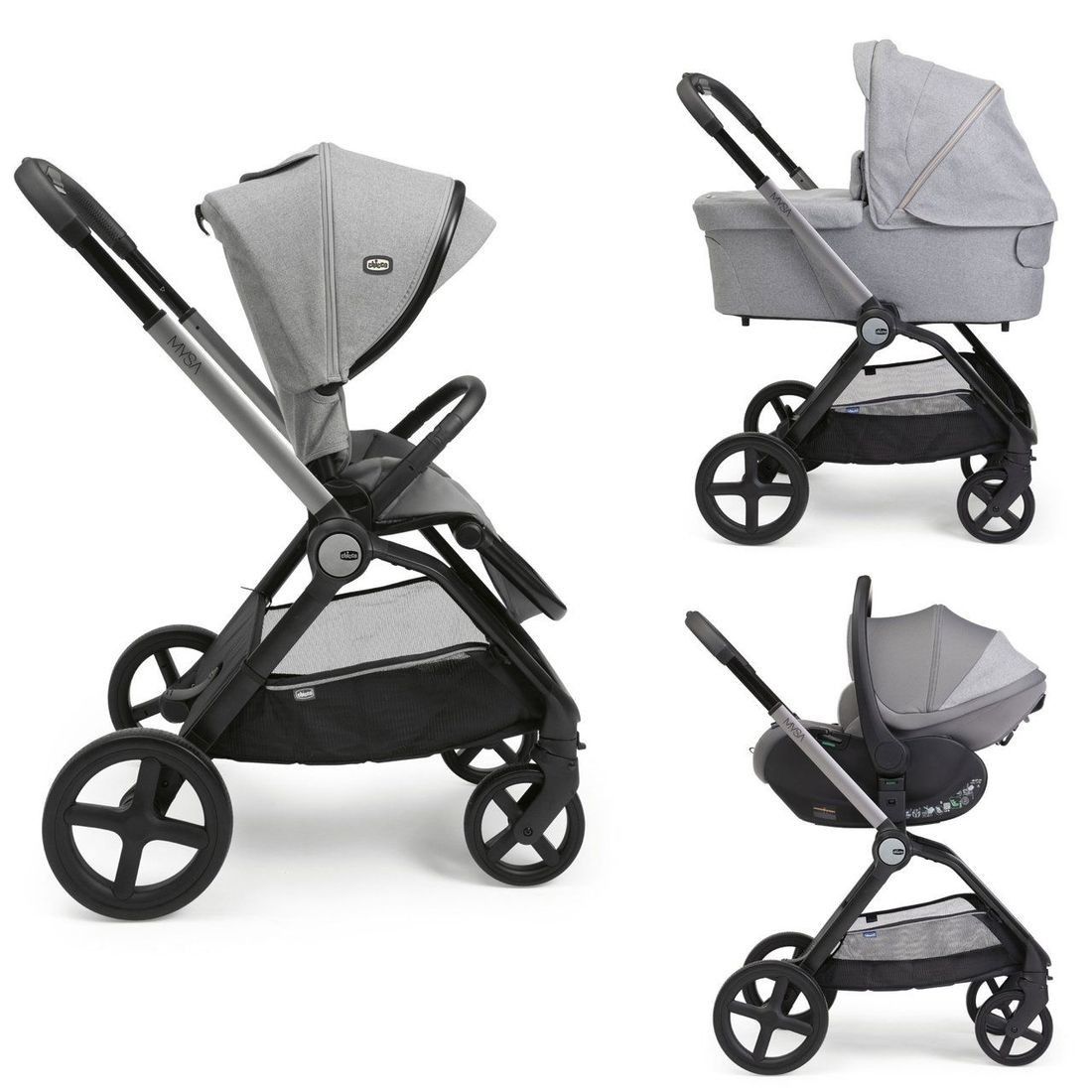 CHICCO, Trio Mysa - First-seat Recline I-size, Lunar Rock (Chicco) - Couverture