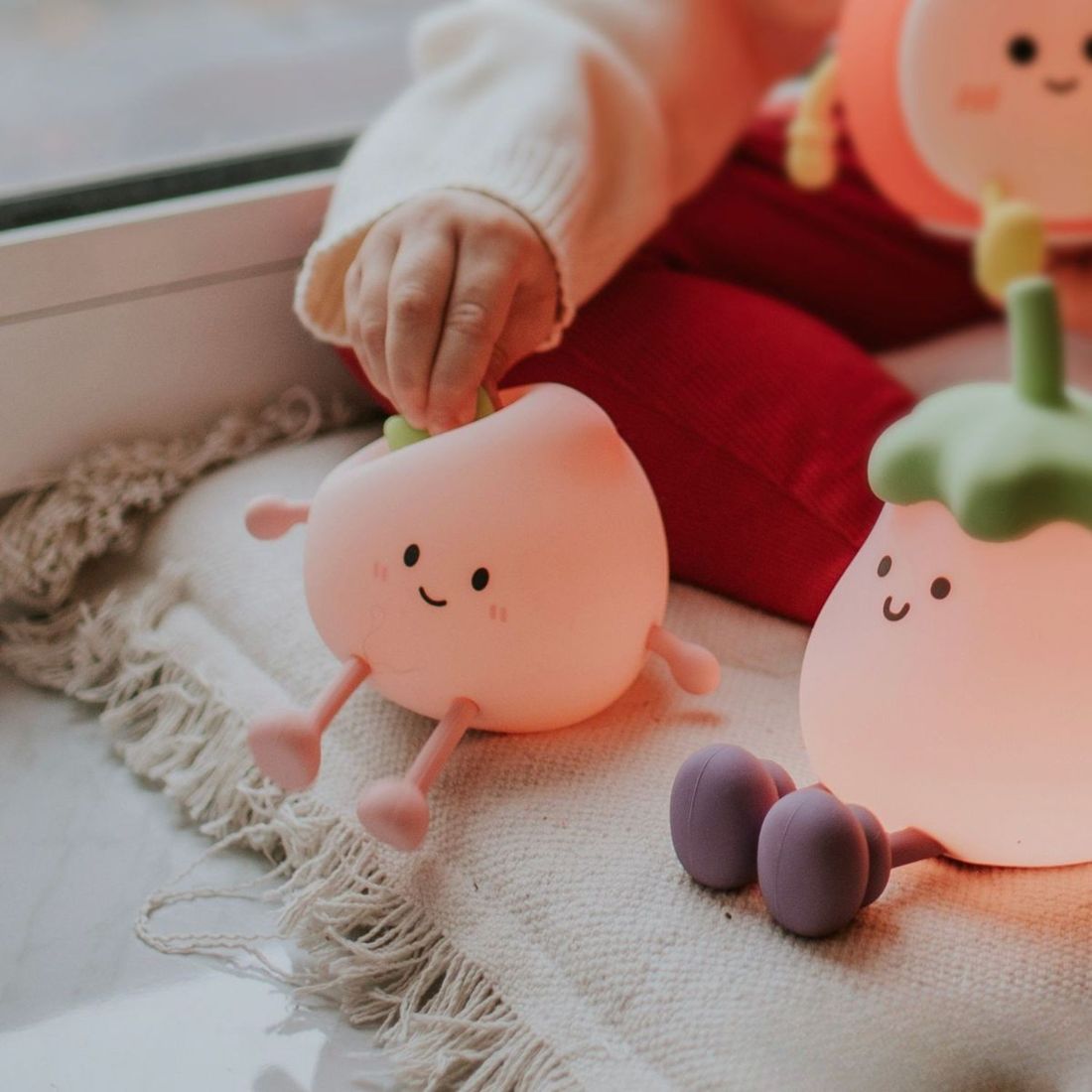 Veilleuse rechargeable Pêche (Mary's) - Couverture