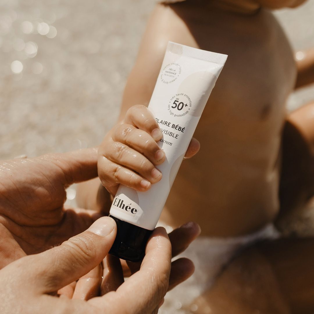Elhée - Crème solaire SPF 50+ | Bébé et femme enceinte