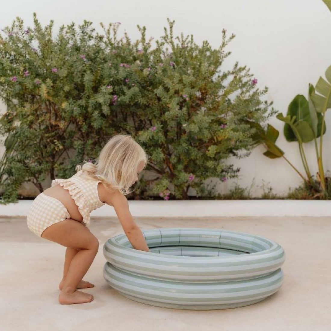 Piscine gonflable Fresh Greens (80 cm) (Little Dutch) - Couverture