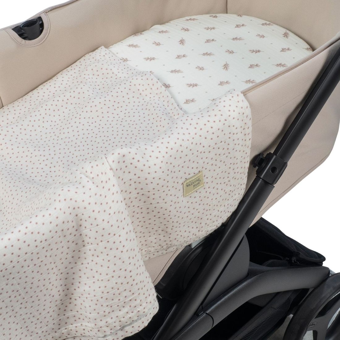Drap-housse pour nacelle + lange Mimosa Rose (Walking Mum) - Couverture