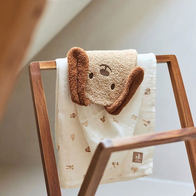 Gant de Toilette Pets - Diego Biscuit (Jollein) - Couverture