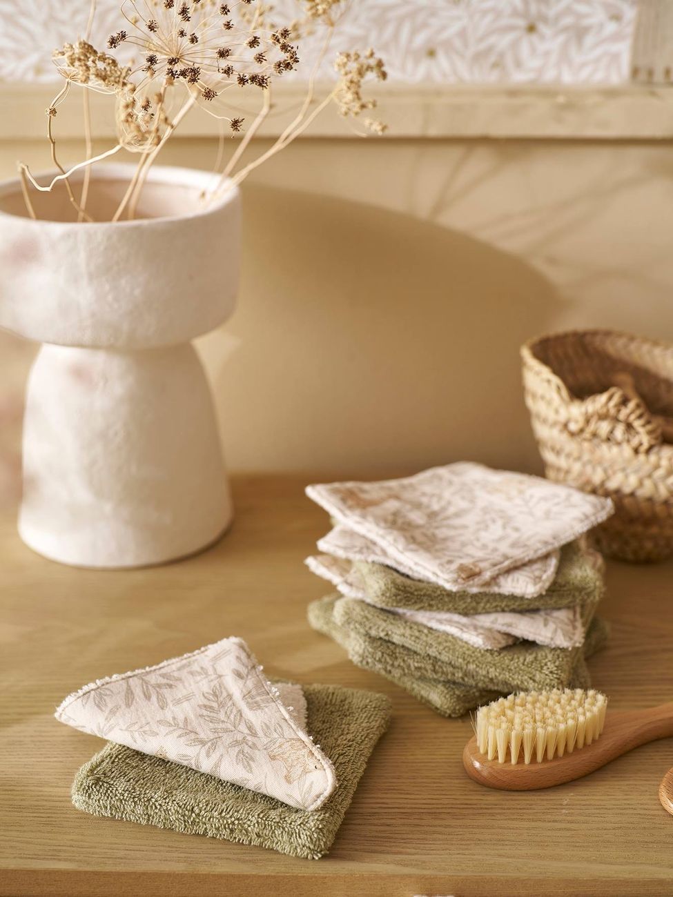 Lot de 10 lingettes lavables babylone (Vertbaudet) - Couverture