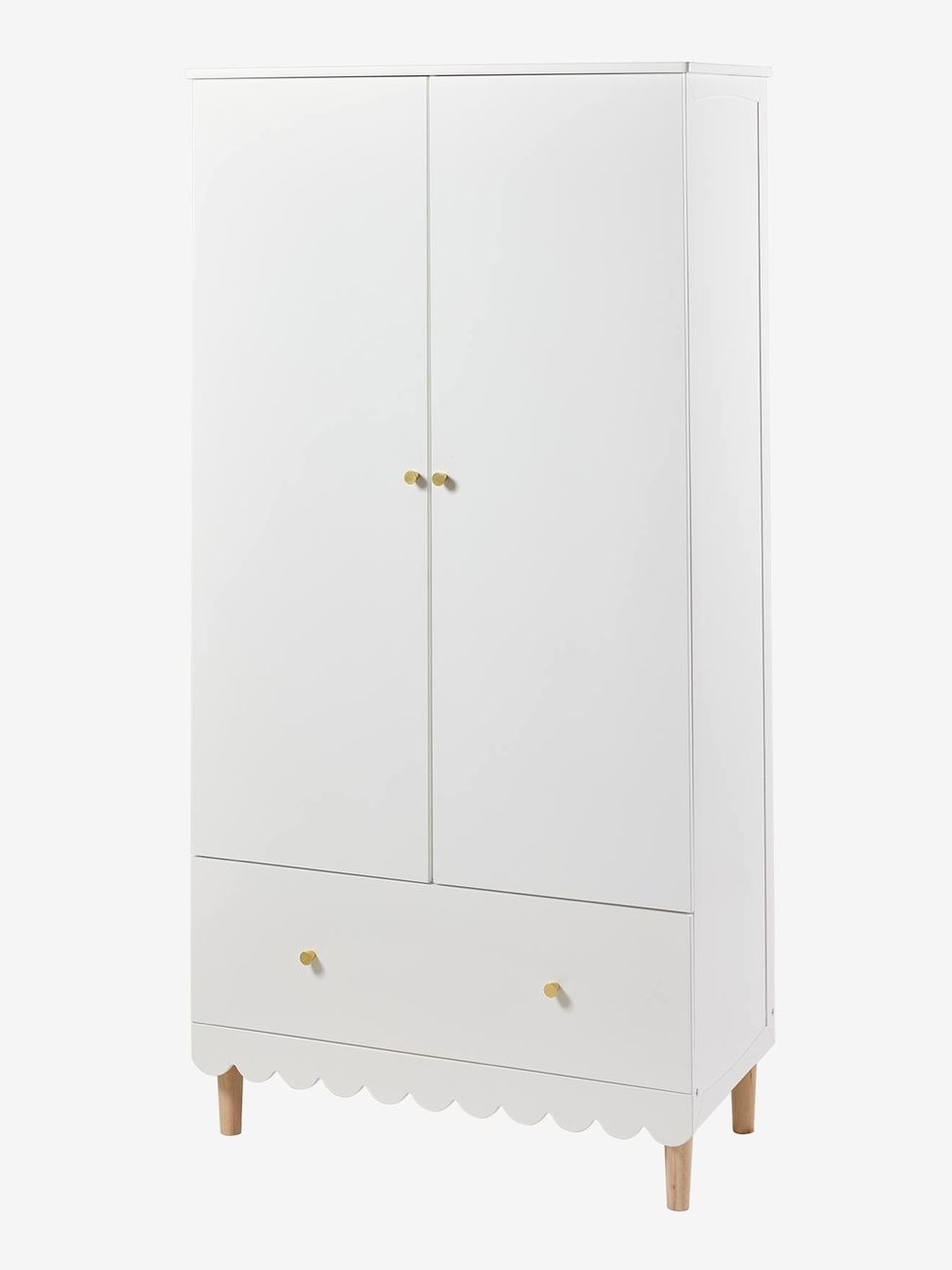 Armoire 2 portes LIGNE FESTON blanc (Vertbaudet) - Couverture