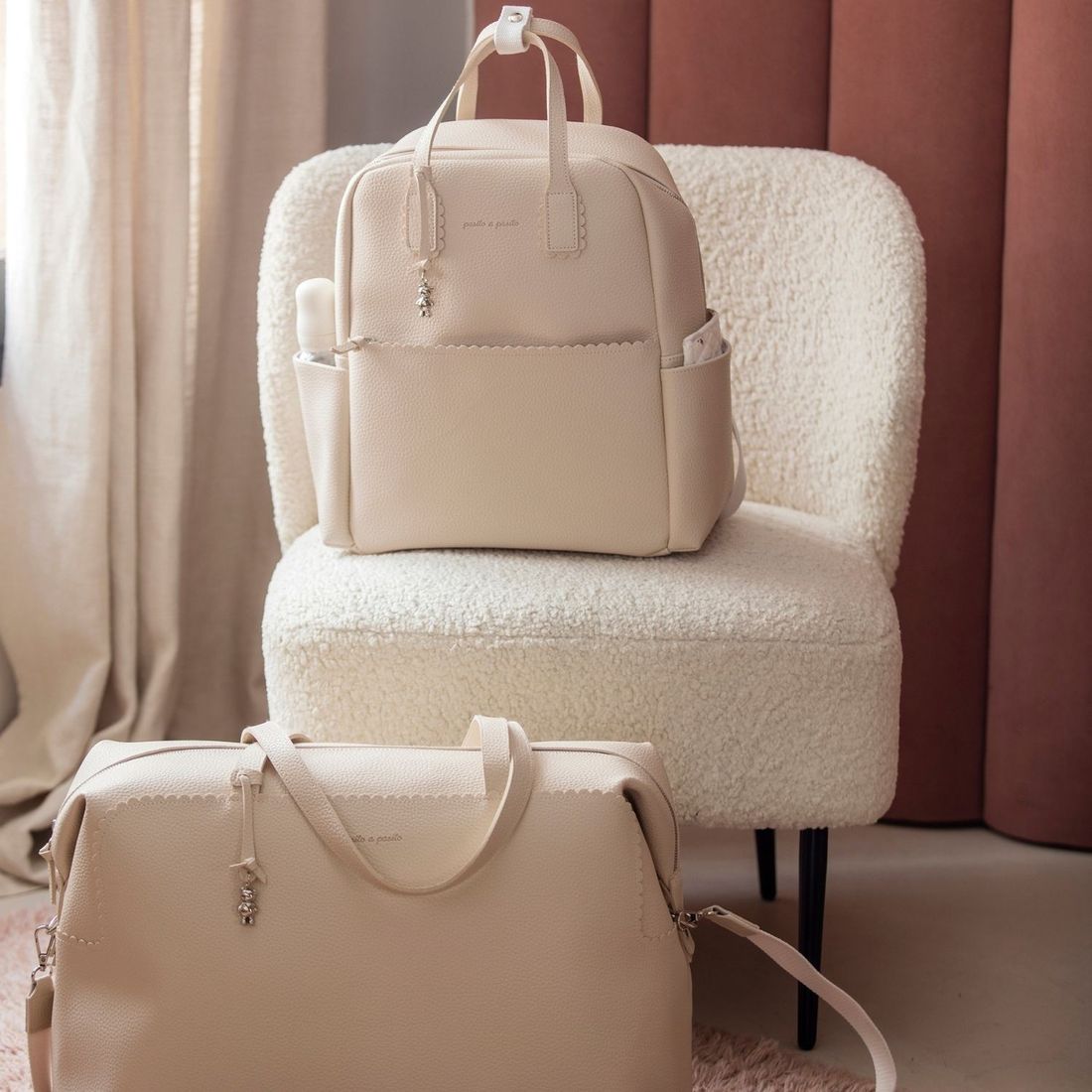 Sac à dos à langer Icon Cream (Pasito a pasito) - Couverture