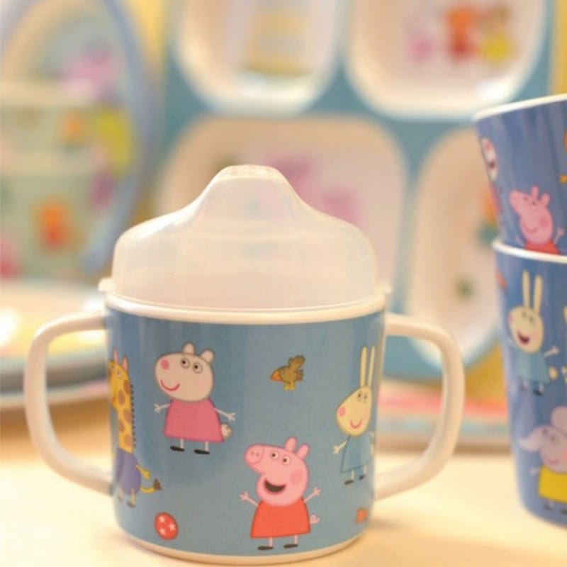 Tasse deux anses avec bec amovible peppa (Petit Jour) - Couverture