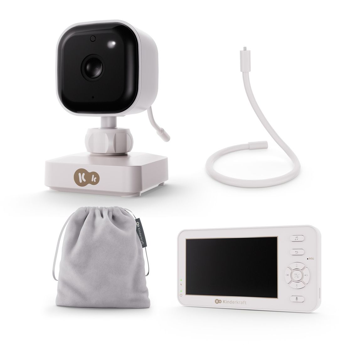 Nounou électronique NITEEYE TRAVEL blanc (Kinderkraft) - Couverture