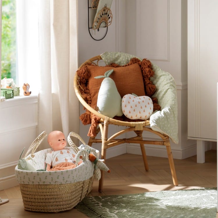 Sauthon - Couffin souple en fibres naturelles de palmier Botanica