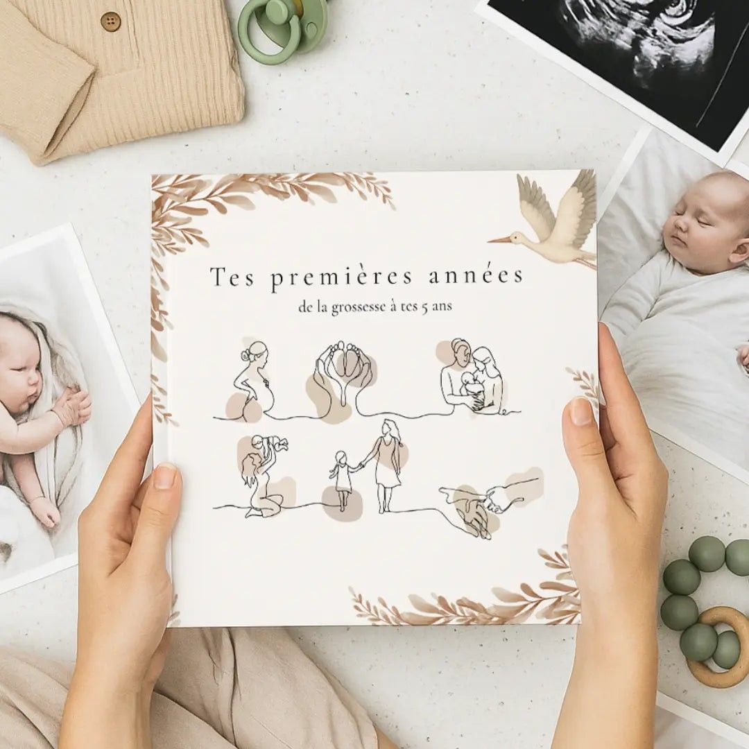 Livre de naissance - De la grossesse à tes 5 ans (Keep love) - Couverture