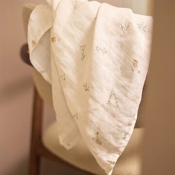 Lot de 3 Petits Langes Gaze de Coton - Lovely birds (Jollein) - Couverture