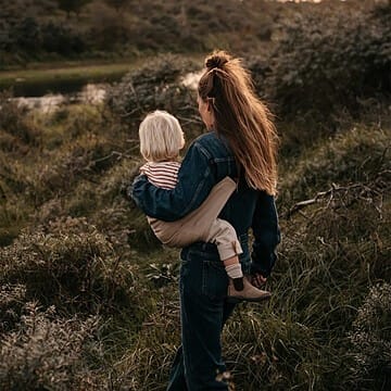 Porte-bébé pour Grand Enfant - Beige (Wildride) - Couverture