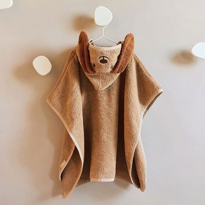 Poncho de Bain Éponge Pets - Diego Biscuit (Jollein) - Couverture