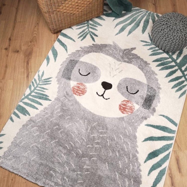 Tapis rectangulaire paresseux Akiko (120 x 170 cm) (Nattiot) - Couverture