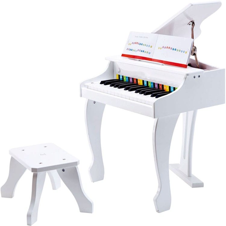 Piano à queue électronique Deluxe blanc (Hape) - Couverture