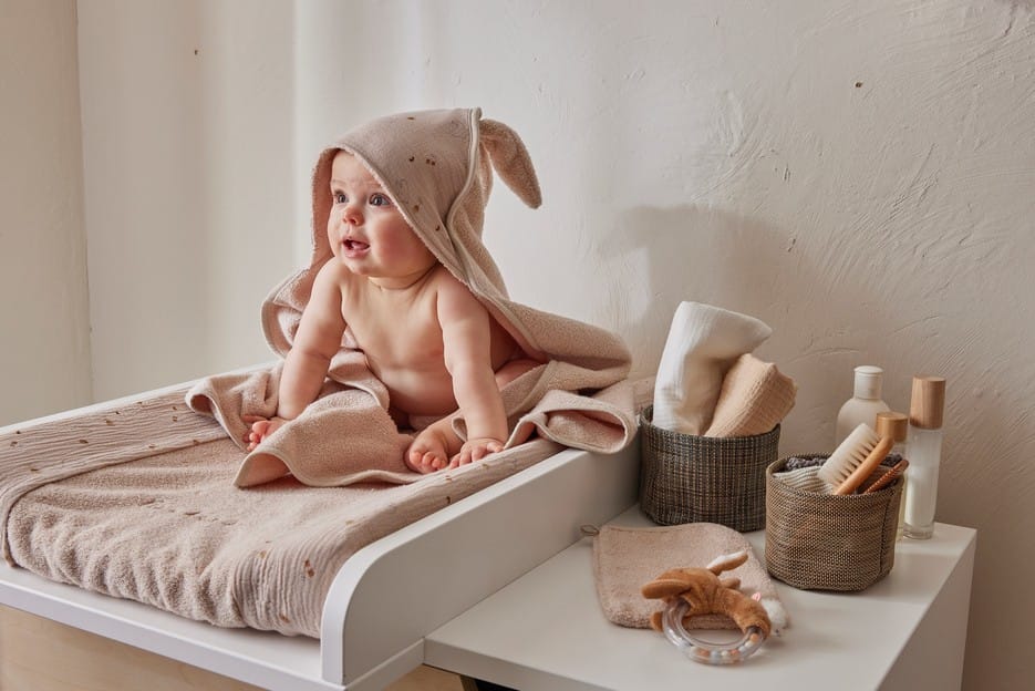 Cape de bain, éponge - Moka (Noukie's) - Couverture