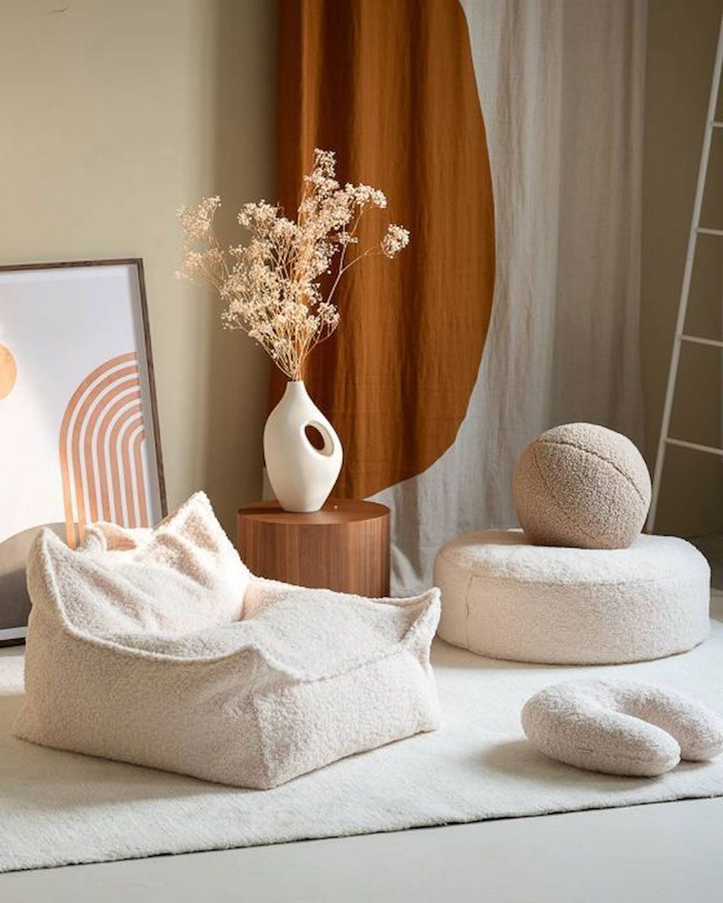 Wigiwama - Pouf en teddy (Wigiwama) - Couverture