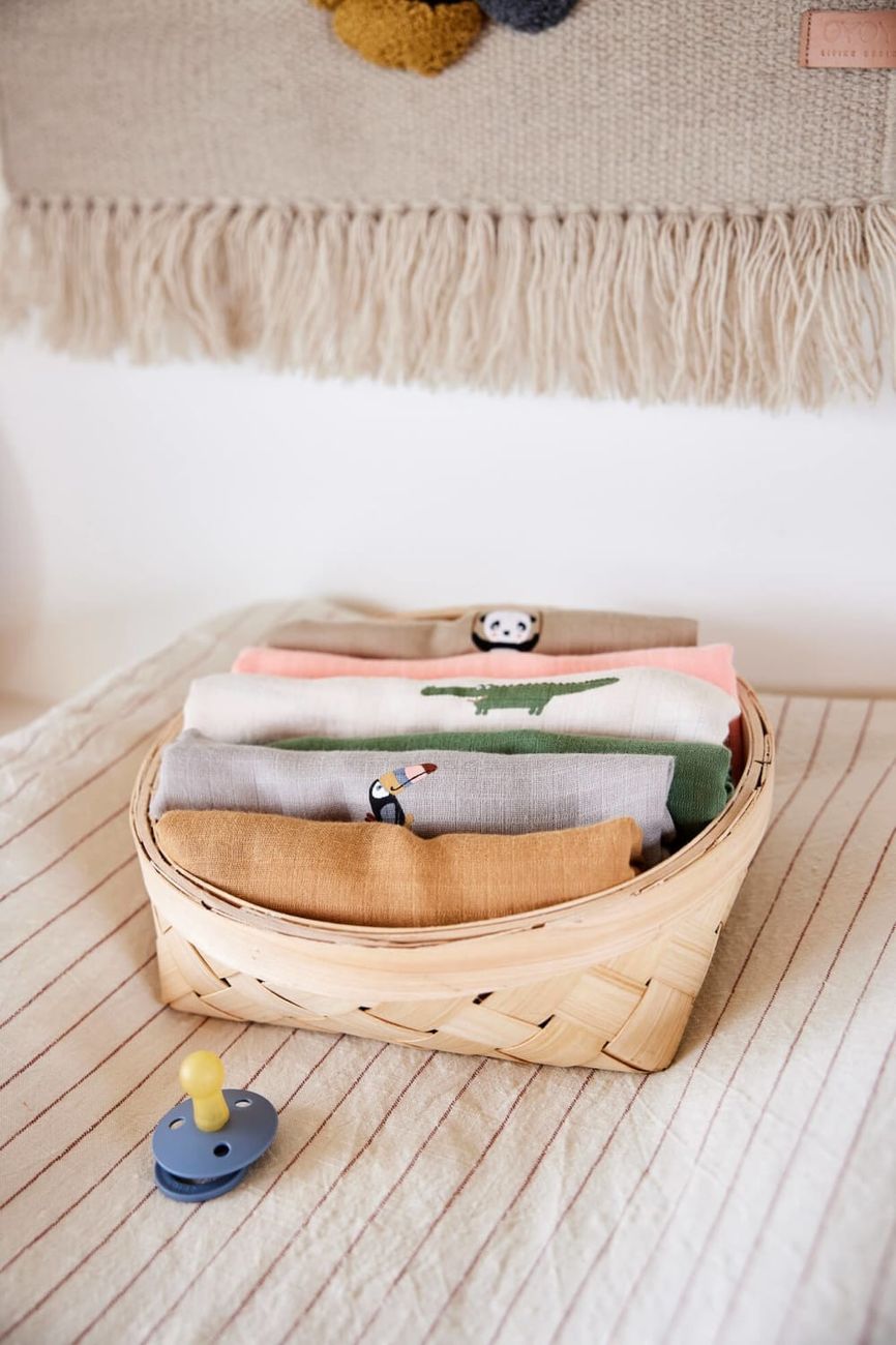 Mousseline Lot de 2 en coton H70x70cm (OYOY Living Design) - Couverture