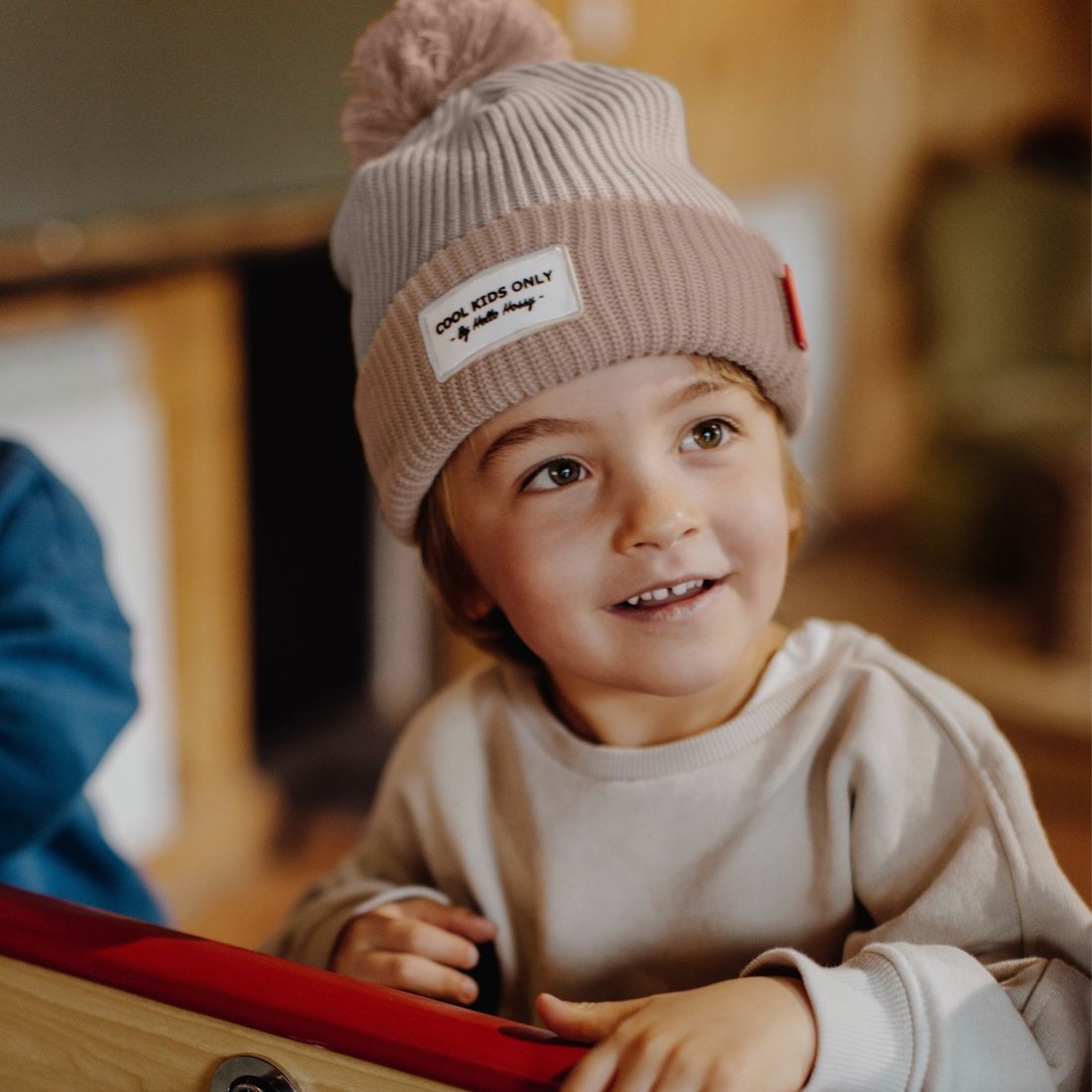 Bonnet Color Block Coffee (2-5 ans) (Hello Hossy) - Couverture