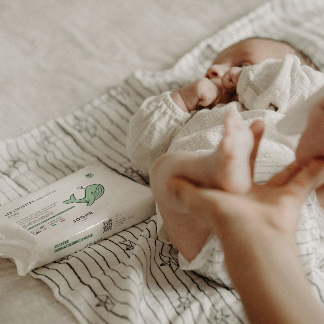 Les lingettes à l'eau compostables (Joone) - Couverture