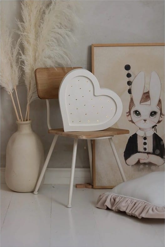 Lampe veilleuse cœur blanc (Little Lights) - Couverture