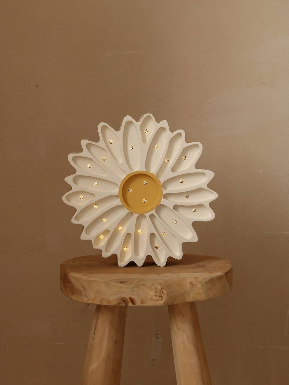 Lampe veilleuse marguerite blanche (Little Lights) - Couverture