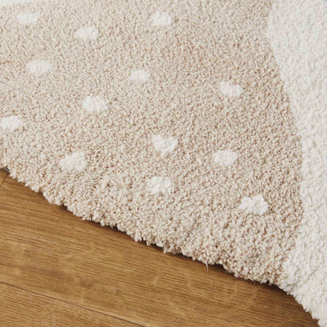 Tapis enfant biche tufté beige 90x100 (Maisons du Monde) - Couverture