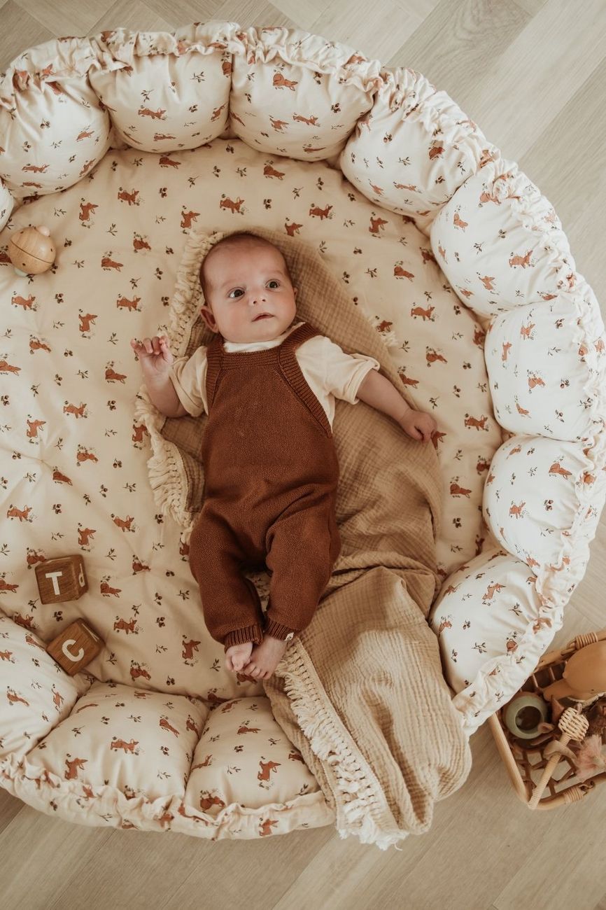 organic babymat & cocoon-rabbit (Play & Go) - Couverture