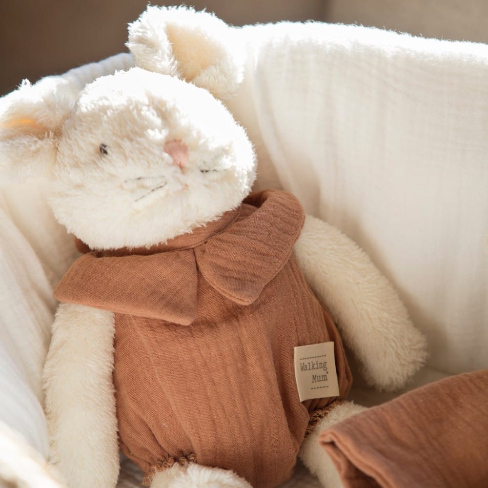 Peluche souris poppy cannelle (25 cm) (Walking Mum) - Couverture
