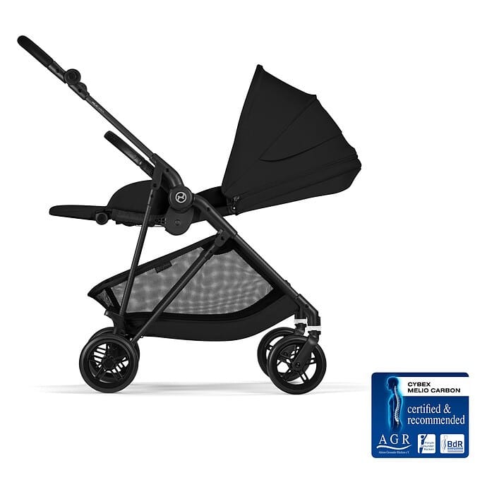 Poussette Citadine Melio 2026 Châssis Carbon - Magic Black (Cybex) - Couverture