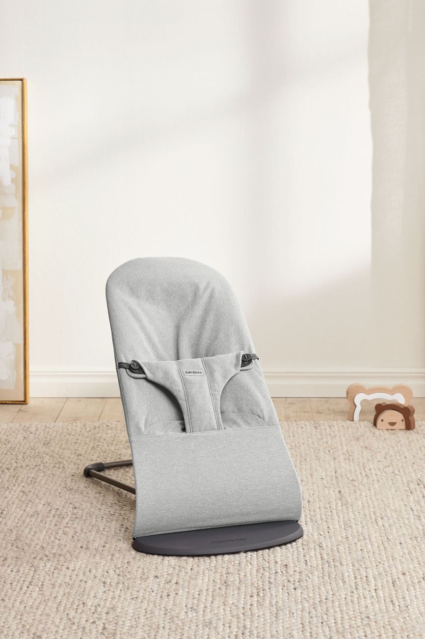 Transat Bliss - Gris clair / Tissé chiné / Gris foncé (BabyBjörn) - Couverture