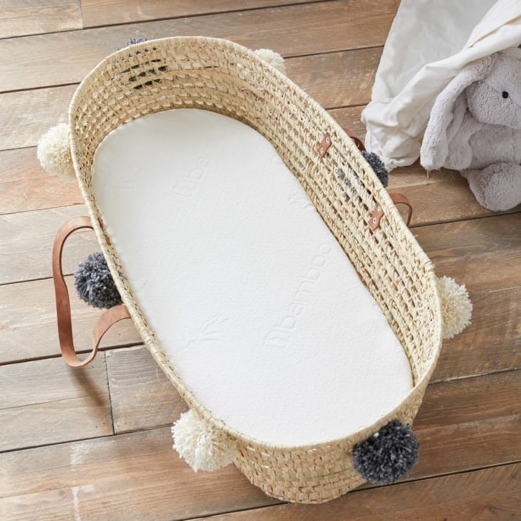 Matelas de couffin/landeau/berceau déhoussable 72x32 (babysom) - Couverture