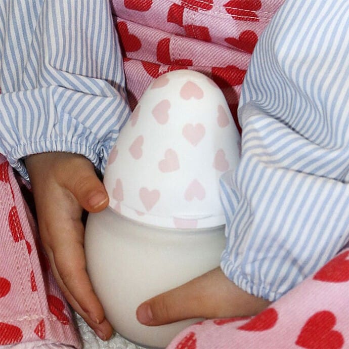 Biberon BibRond Full of Love Pink - 330 ml (Elhée) - Couverture