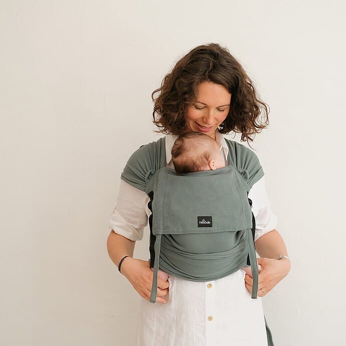 Porte-bébé P'tit Evo - Eucalyptus (Neobulle) - Couverture