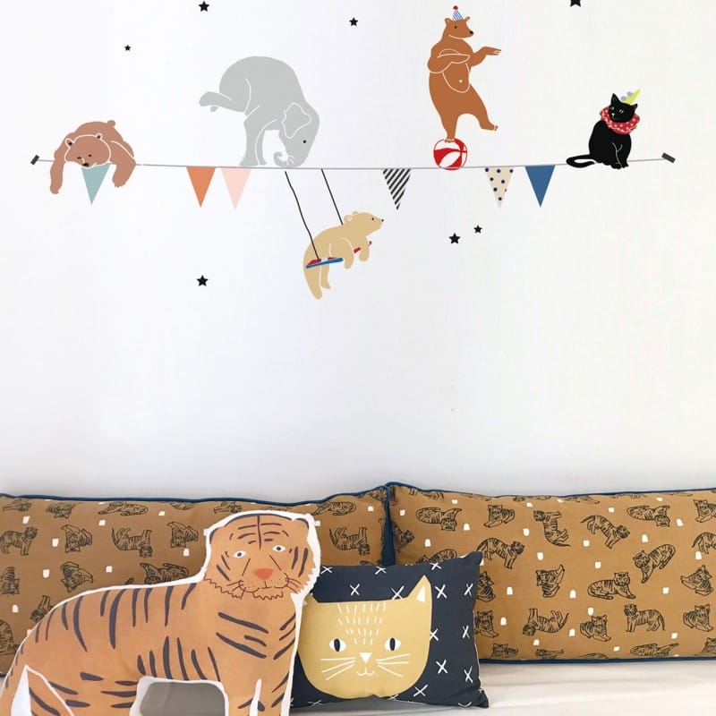 Mimi'lou - Stickers guirlande cirque (88 x 35 cm)